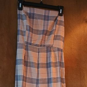 Tan/red cami jumpsuit